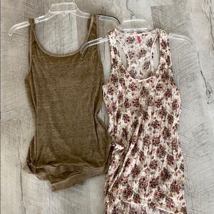 2 Free People Tank Tops- like new, XS